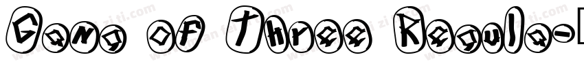 Gang of Three Regula字体转换